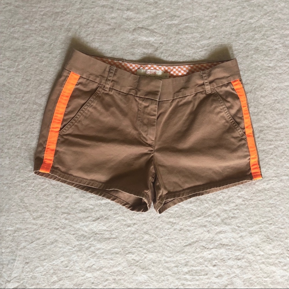 J. Crew shorts with neon stripe, 2